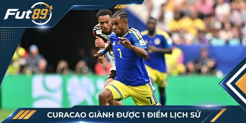 Curacao giành được 1 điểm lịch sử