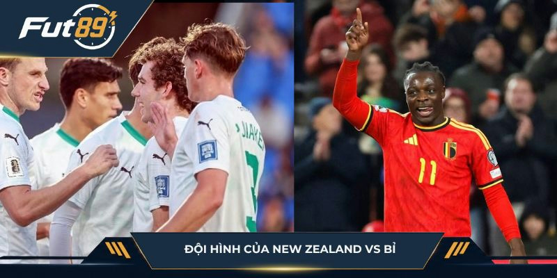 Đội hình New Zealand vs Bỉ