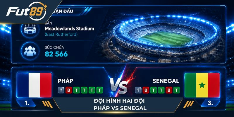 Chiến thuật hai đội Pháp vs Senegal