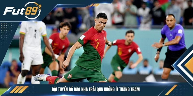 Đội tuyển Bồ Đào Nha trải qua không ít thăng trầm