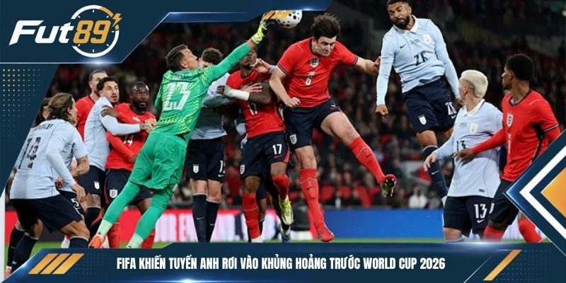 FIFA khiến tuyển Anh rơi vào khủng hoảng trước World Cup 2026 