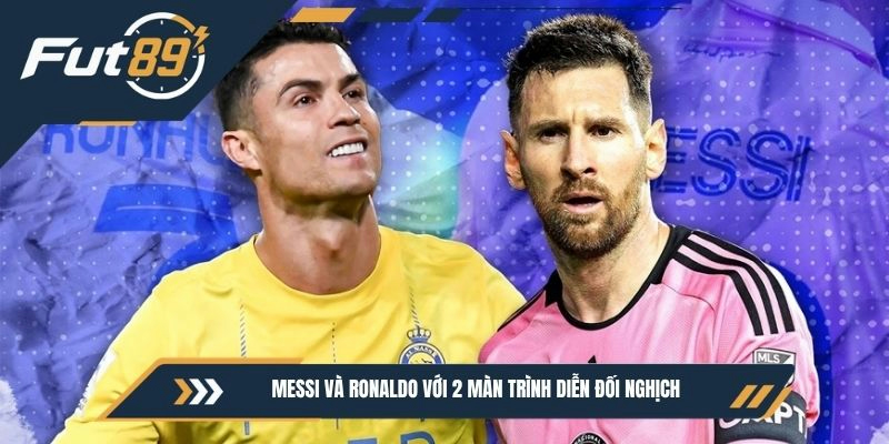 Messi và Ronaldo với 2 màn trình diễn đối nghịch