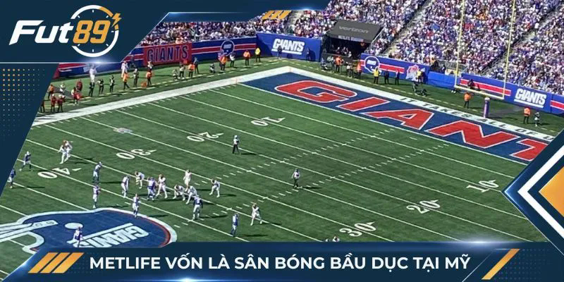  MetLife vốn là sân bóng bầu dục tại Mỹ