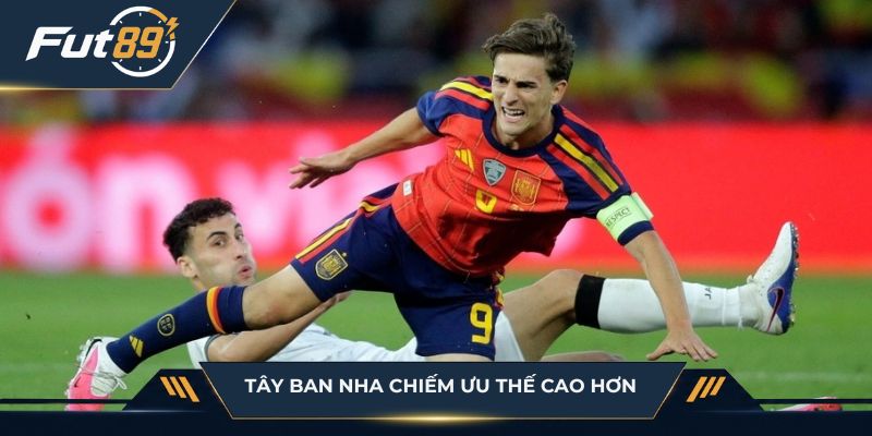 Tây Ban Nha chiếm ưu thế cao hơn