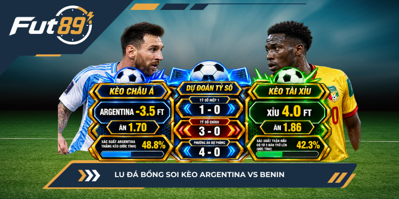 Lu Đá Bổng soi kèo Argentina vs Benin