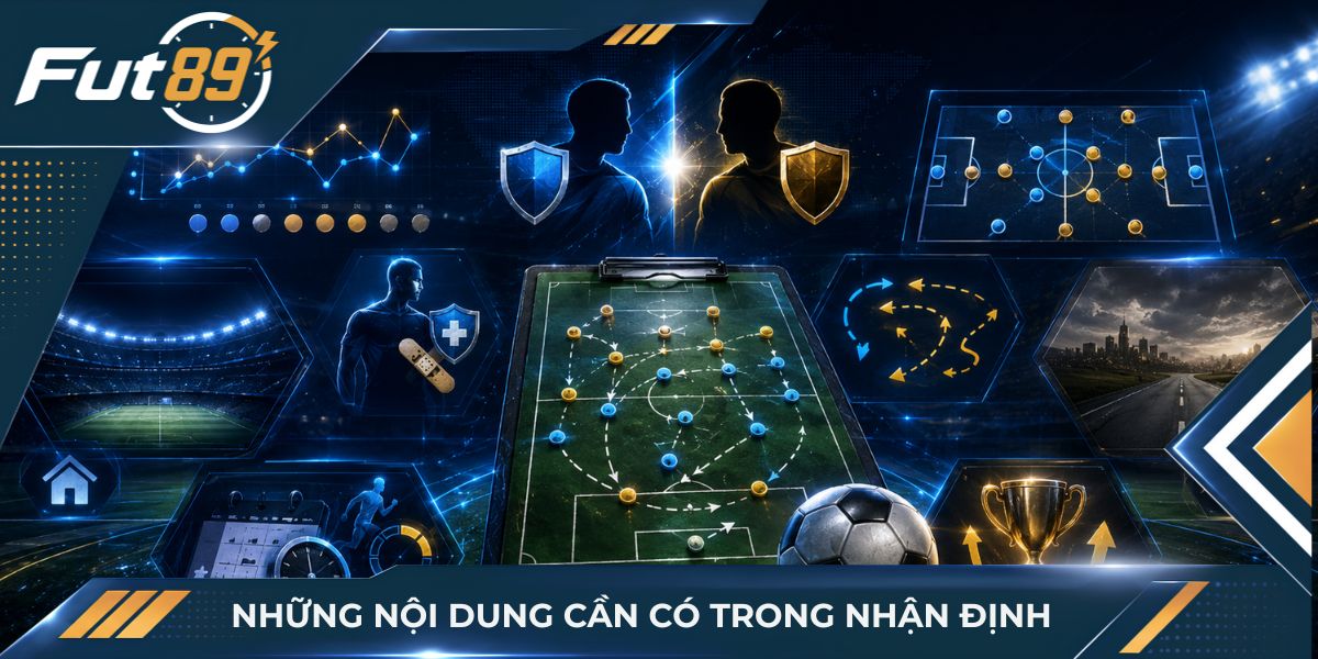 Những nội dung cần có trong nhận định bóng đá