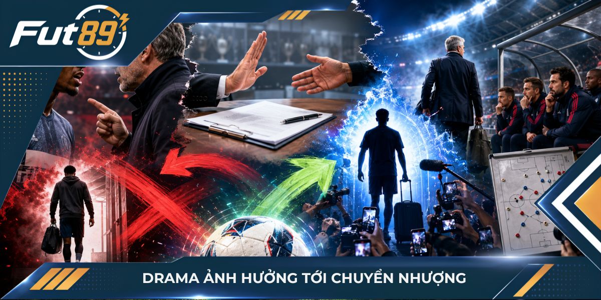 Drama ảnh hưởng tới chuyển nhượng