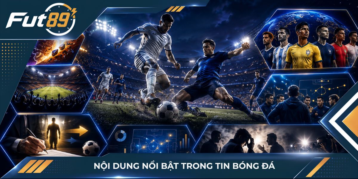 Nội dung nổi bật trong tin bóng đá