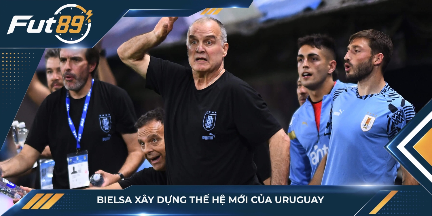 Bielsa xây dựng thế hệ mới của Uruguay