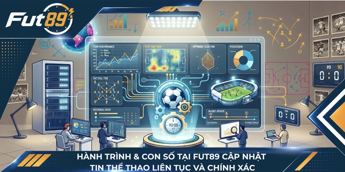 Hành trình & con số tại Fut89 cập nhật tin thể thao liên tục và chính xác