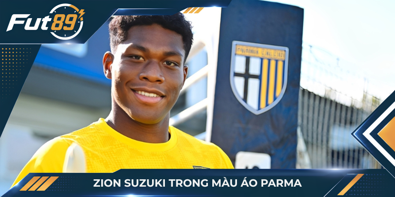 Zion Suzuki trong màu áo Parma