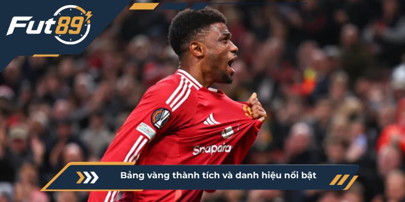 Bảng vàng thành tích và danh hiệu nổi bật