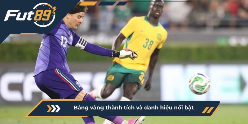 Bảng vàng thành tích và danh hiệu nổi bật